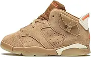 [Nike] Jordan Toddler Air 6 Retro TD DH0692 200 Travis Scott - British Khaki - Size 9C