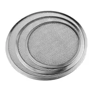 Aluminum Thicken Non-stick Net Round Pizza Mesh Pan Baking Tray Kitchen Tools