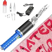 Electric Carving Scissors, 200W Shears Trimming Machine, Carpet Modeling Scissors Adjustable Speed 0-4000RPM, Professional Rug Trimmer for Handicraft Lovers & Carpet Carver