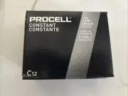 Duracell Procell Alkaline Batteries C PC1400 - 12 Batteries EXP March 2033