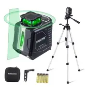 360° Laser Level with Tripod, Green Self Green 360° Cross Line Laser w/Tripod