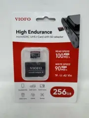 Viofo 256GB Industrial Grade microSD High Speed Memory Up To 100MB/s 4K Support
