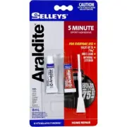 Selleys Araldite 5 Minute Epoxy Adhesive 8ml Holds upto 75kg