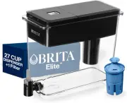 Brita Ultramax Large Water Dispenser with Elite Filter, Bpa-Free, Replaces 1,...