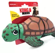 KONG Maxx Turtle Medium Durable Squeaky Soft Puncture Resistant Dog Fetch Toy