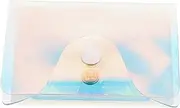 [OATIPHO] Bag Purses Pouches for Purse Jelly Wallet Card Holder Wallet for Women Visa Holder Clear Wallet Transparent Card Holder Woman Wallet Id Holder Holographic Clear Card Holder