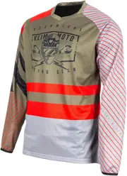 Klim Petrol S24, jersey , color: Gold/White/Orange , size: S