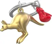O Meta[l]morphose Kangaroo Keyring - MTM277-01, Gold, Red