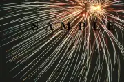 KODACHROME COLOR SLIDE - 1985 FIREWORKS - ORIG. ONE OF A KIND SEE