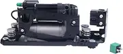 HOAVEED F02 Air Suspension Compressor with Bracket + Valve Block Compatible with BMW 37206875176 F01 F02 F04 F11 5 7 Series 535i GT 740i 750Li 760Li Alpina B7 37206784137 37206789165 37206789450