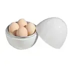 Microwave Egg Steamer Eggs Pod Detaches Shell Steamer Kitchen Cook Tool X1 ψг