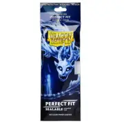 100 Dragon Shield Japanese Small Perfect Fit SEALABLE Inner Card Sleeves Clear