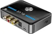 Bluetooth 5.3 Receiver Transmitter 3.5mm Aux Coaxial Optical Digital to Analog Audio Adapter HiFi NFC Converter