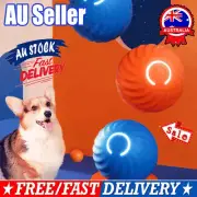 Interactive Dog Toys Jumping LED Rolling Ball Toys Self Rotating For Dog Cats DX