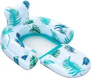 Pool Chair Float,Pool Float Lounger for Adults Heavy Duty with Leg Rest 2 in 1 Floaties for Lake Water Party Toys