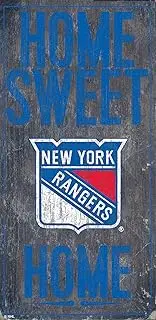 NHL New York Rangers Unisex New York Rangers Home Sweet Home, Team Color, 6 x 12