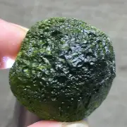 99.85Ct Genuine MOLDAVITE Czech Republic Certificate of Authenticity