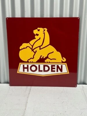 HOLDEN GMH RETRO LOGO METAL HEAVY DUTY SIGN 580 MM X 580 MM