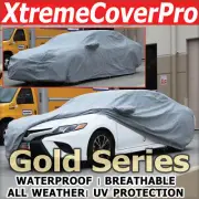 WATERPROOF CAR COVER W/MIRROR POCKET GREY for 2018 2017 2016 2015 KIA CADENZA