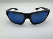 NEW Costa Del Mar TAILFIN Polarized Sunglasses Matte Gray / Blue 580P Medium