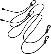 Generic Elastic Paddleboard Accessories Kayak Carrying Straps Bungee Hook for Secure Rods