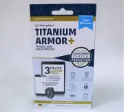 Screen Protector Scratch Resistant, Smartphone Tablets & Smartwatches 3 Devices