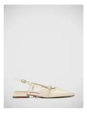 [Wittner] Bea Patent Leather Slingback in Vintage Ivory