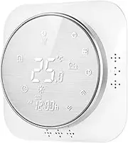 220V Programmable Thermostat 5+1+1 S Periods Screen with Backlight Boiler Heating Thermoregulator Tempe ure Controller Silver Non-WiFi