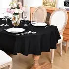 52x70 Inch Oval Tablecloth Washable Polyster Table Cloth for Dining Home Party