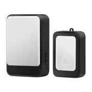 7 Colors Light Flash Changable Music Doorbell Volume Adjustable Built-in 28 Music Wire-free Wireless Door Chime Flash Be