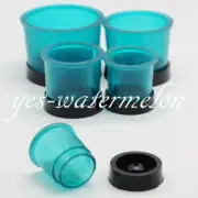 1 Set Round Dental Casting Flasks Rings Round Formers Base Wax Rubber Cub #1-5
