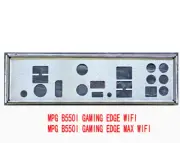 Shield I/O IO Backplate For MSI B550I GAMING EDGE MAX WIFI Motherboard