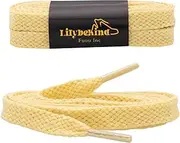 [Lilybekind] Flat Cotton Shoe Laces for Sneakers Replacement Shoelaces Athletic Shoe Strings
