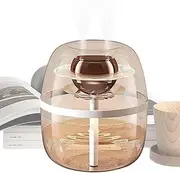 Bedroom Humidifier,Large Capacity Transparent Baby Humidifier With Double Spray | Quiet Desk Diffusers Supplies, Travel Car Accessories, 2L Tank Humidity Sensor