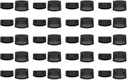 Shusmda 40Pcs Furniture Accessory Plastic Bed Slat End Caps Holders for Holding Securing Wooden Slats Bed Board Skeleton Frame