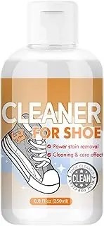 [Generic] Shoe Cleaner Agent, 250ml Cleaning Agent for High Heels, Multifunctional White Shoe Cleaner Solution for Leather, Canvas, Fabric, Tennis