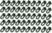 Greenhouse Twist Clips Kit - 100PCS Plastic Fixing Extender Corner Clips for Aluminium Insulation Netting Shading - Green