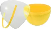 MAGICLULU Reusable Easter Egg Baskets Large Plastic Eggs Festive Decor Twist Handle for Kids Fun