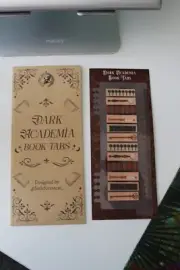 Dark Academia Book Tabs - Fairyloot