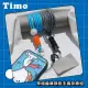 【TIMO】iPhone/安卓 手機通用款 伸縮編織頸掛繩組-撞色藍橘