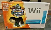 Skylanders Giants Nintendo Blue Wii Console Bundle- NIB- Box Never Opened- RARE