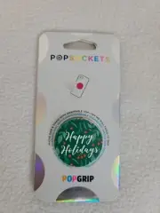 PopSockets PopGrip Phone Grip & Stand w Swappable Top - Happy Holidays