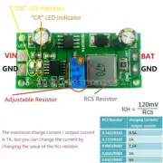 3.7-18.5V 1A Multi-Chemistry Battery Charger for LiFePO4 Lithium Charging Board