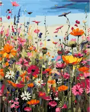 Paint by Number Adults. Flowers Acrylic Painting Kit Adults Beginner – 16” X 20”