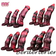 Large Silicone Fantasy Knot Closed Head Penis Sleeve M L XL Enlargement For Men