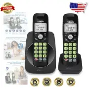 Advanced DECT 6.0 2-Handset Cordless Phone with Easy Wall Mount & Caller ID