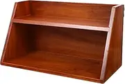 DOITOOL Convenient Organizer Shelf Multi Layer Desktop Storage Rack for Office Home Compact Design for Stationery Sundries Craft Shelf for Farmhouse Classroom