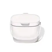 Good Grips EASY-CLEAN COMPOST BIN - WHITE - 1.75 GAL/6.62 L