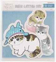 Sunstar Stationery mofusand S8906181 Letter Set, Die Cut Mini, Sea Creatures