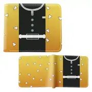 New Zenitsu Agatsuma Haori DEMON SLAYER BiFold Wallet Kimetsu no Yaiba